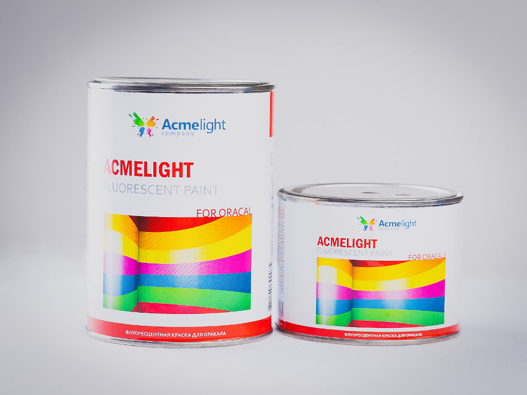 Для нанесення на плівку оракал Acmelight Fluorescent paint for Oracal