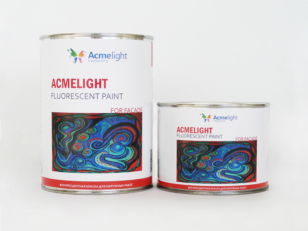 Acmelight Fluorescent paint for Façade - фарба для фасадів