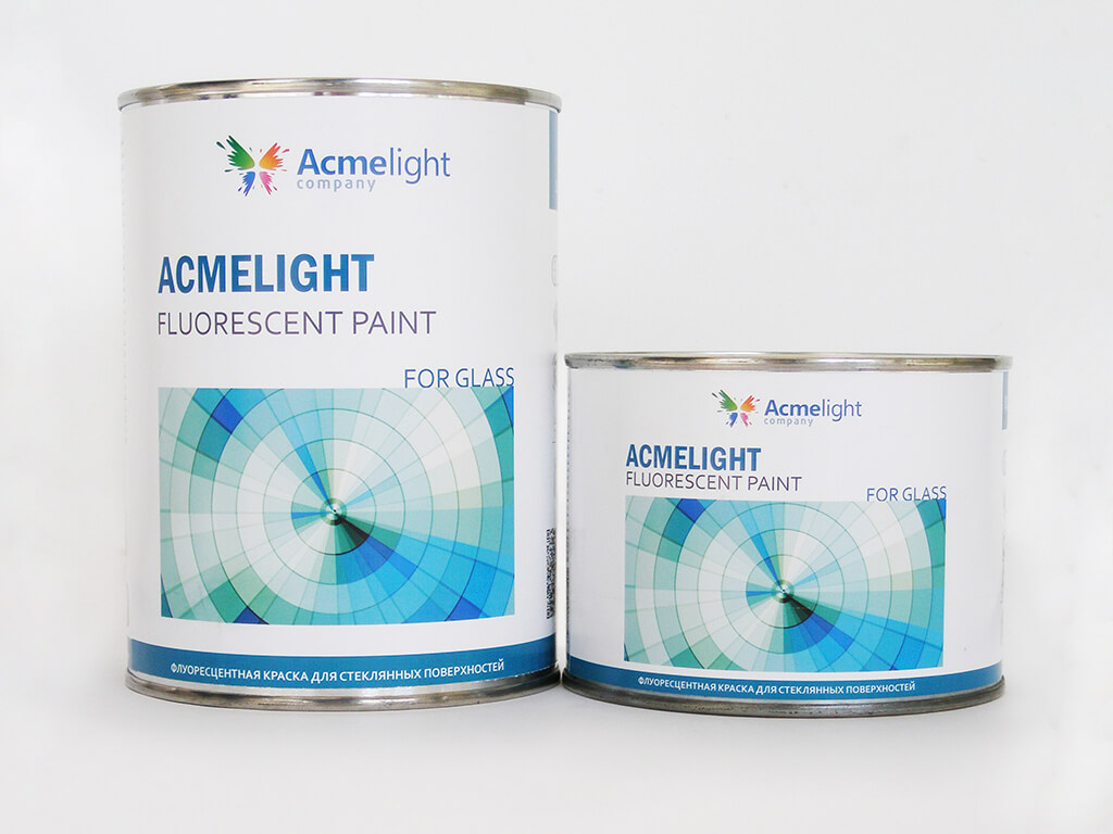 Acmelight Fluorescent paint for Glass - фарба для скла