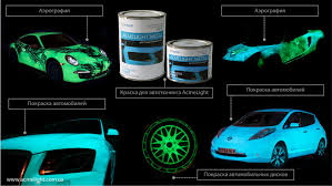 Люмiнiсцентна фарба для автотюнiнга - AcmeLight Metal for Auto Tuning — изображение 2