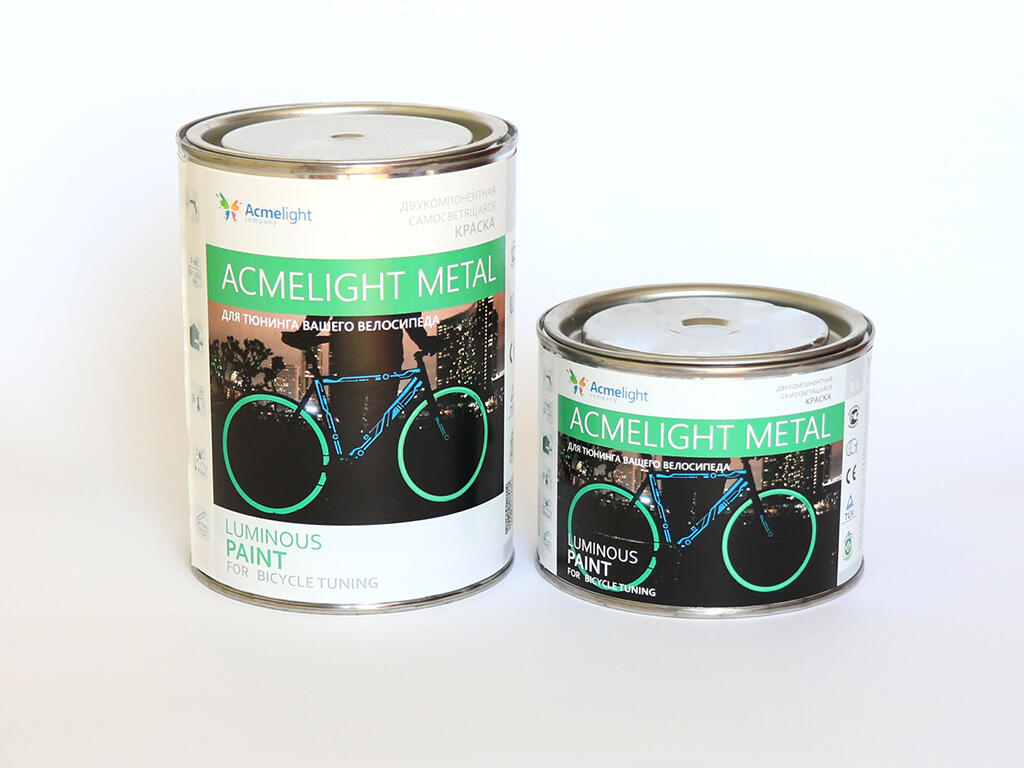 Люмiнiсцентна фарба для тюнінгу велосипедів - AcmeLight Metal for Bicycle Tuning
